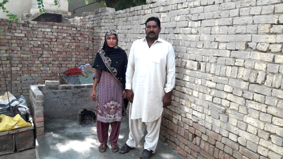 Delivering food items. 